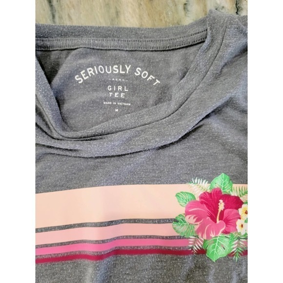 Aero Seriously Soft Tee Gray Medium - Picture 6 of 7
